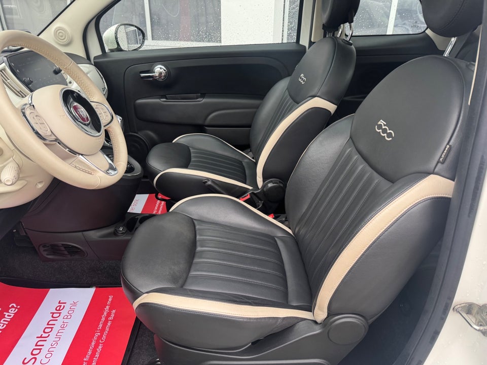 Fiat 500 1,2 Black MTA 3d