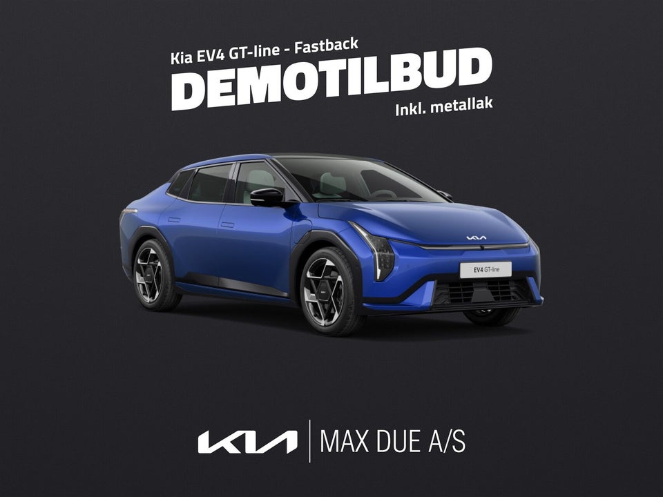 Kia EV4 81 Long Range GT-Line Fastback 4d