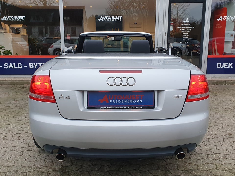 Audi A4 3,0 V6 Cabriolet 2d