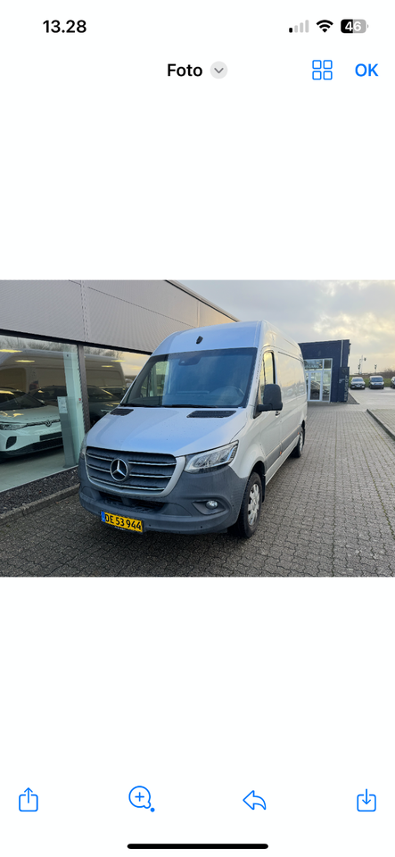 Mercedes Sprinter 319 3,0 CDi A2 Kassevogn aut. RWD