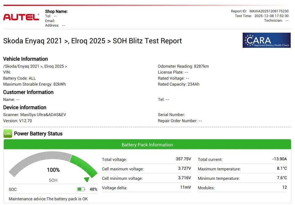 Skoda Enyaq 85 iV Sportline Coupé 5d