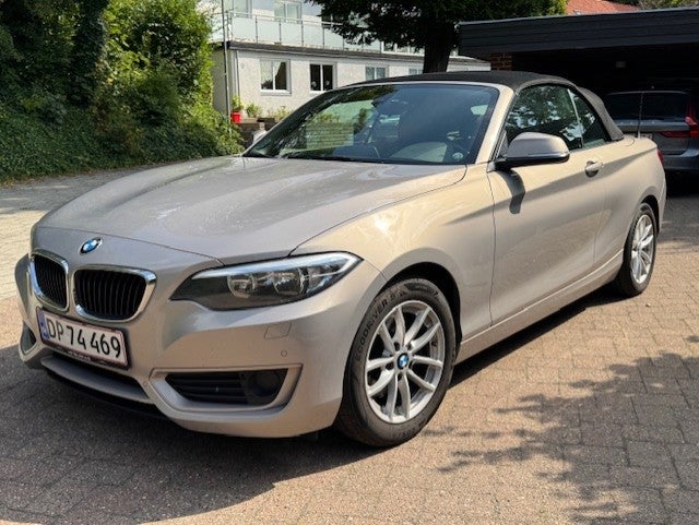 BMW 220d 2,0 Cabriolet aut. 2d