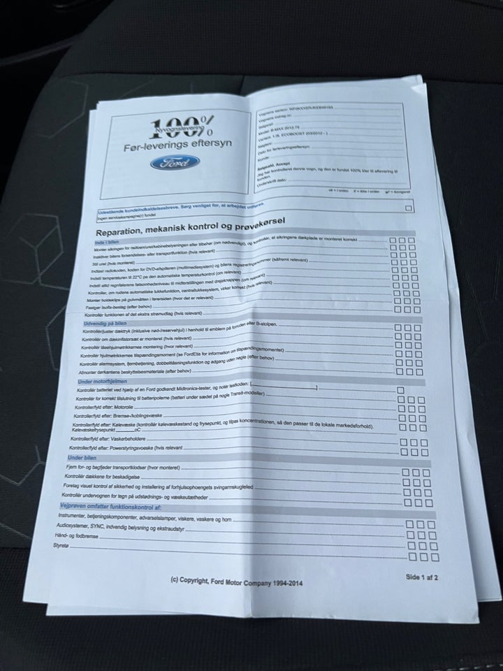 Ford B-MAX 1,0 SCTi 100 Trend Van 5d