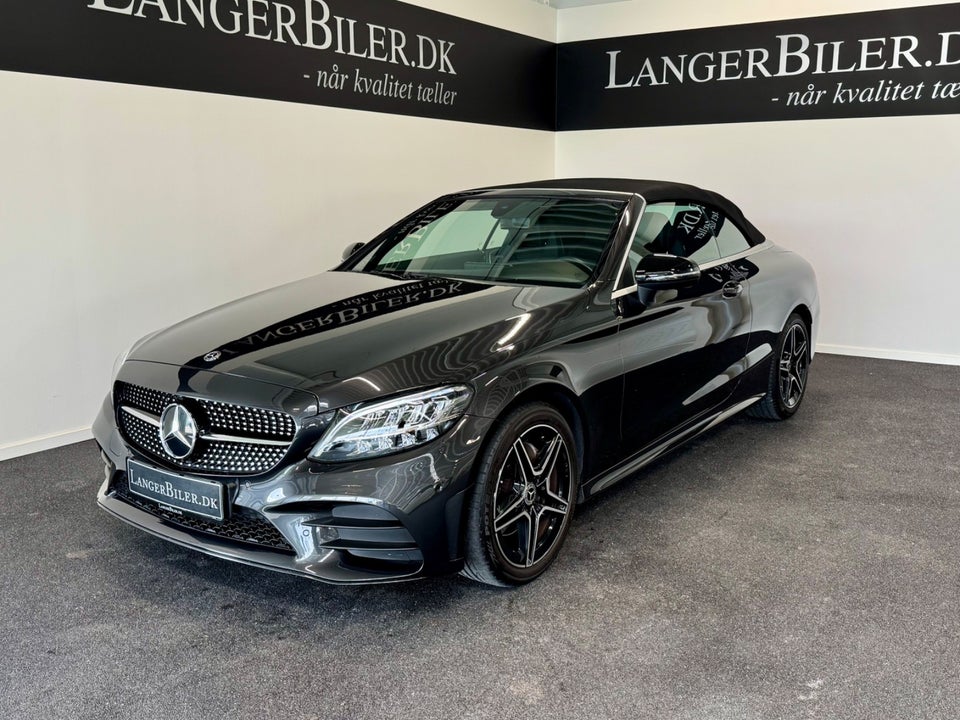 Mercedes C200 1,5 AMG Line Cabriolet aut. 2d