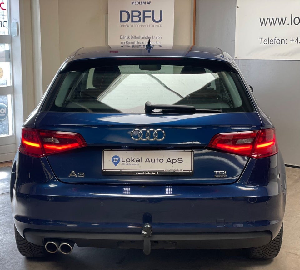 Audi A3 2,0 TDi 184 Ambition Sportback quattro S-tr. 5d