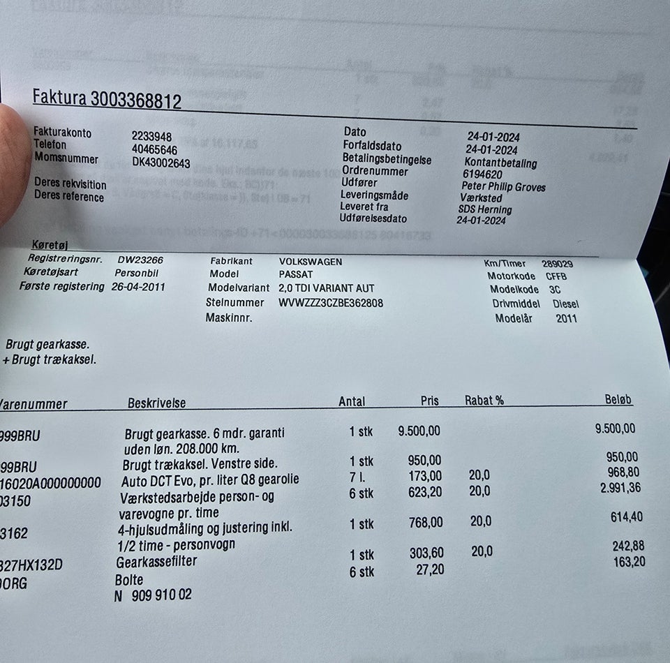 VW Passat 2,0 TDi 140 Comfortline Variant DSG BM 5d