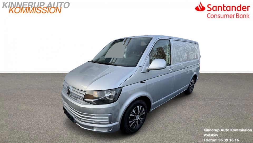 VW Transporter 2,0 TDi 140 Kassevogn DSG kort