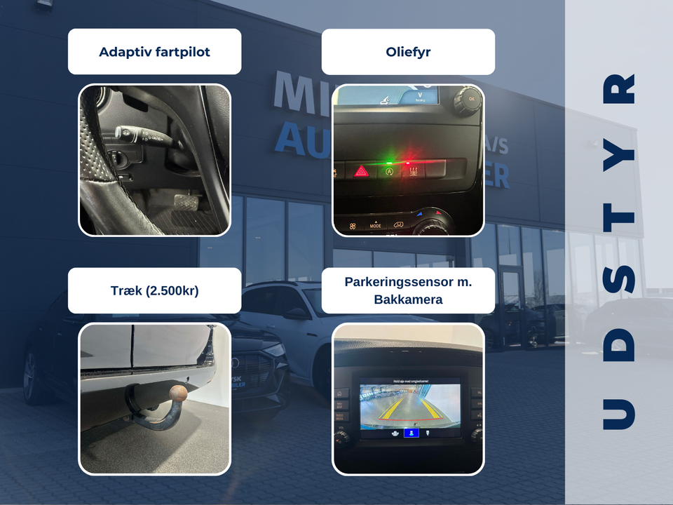 Mercedes Vito 119 2,0 CDi Kassevogn Complete aut. L RWD