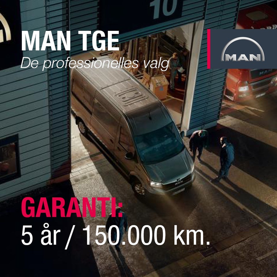 MAN TGE 2,0 5.160 Kassevogn L3H3 aut. RWD