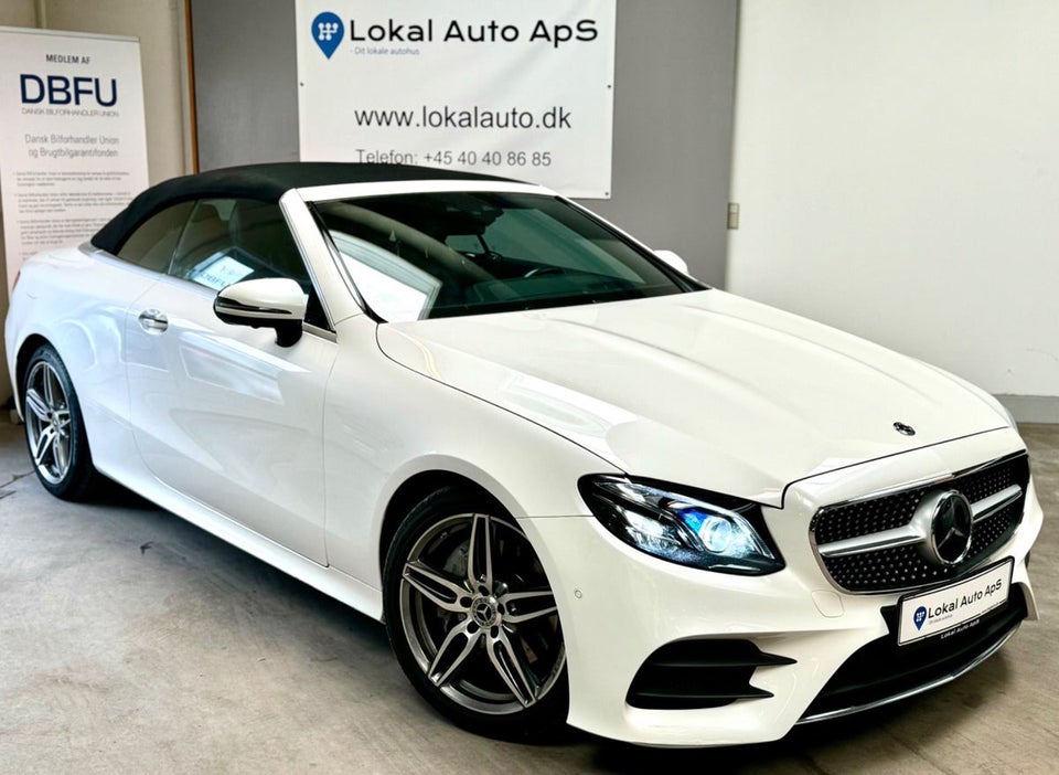 Mercedes E220 d 2,0 AMG Line Cabriolet aut. 2d