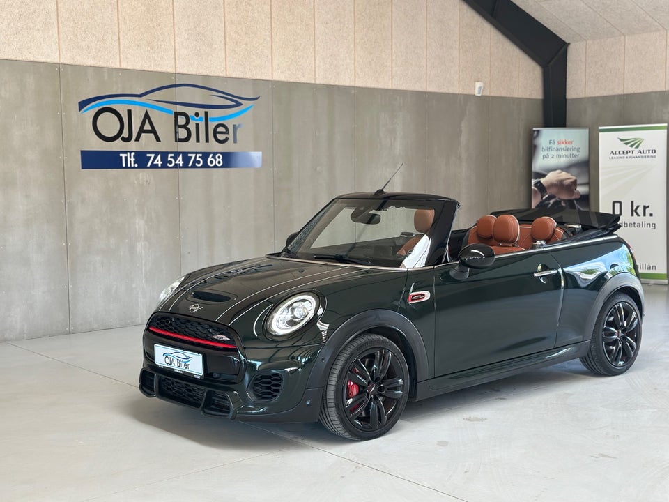 MINI Cooper S 2,0 JC Works Cabriolet aut. 2d