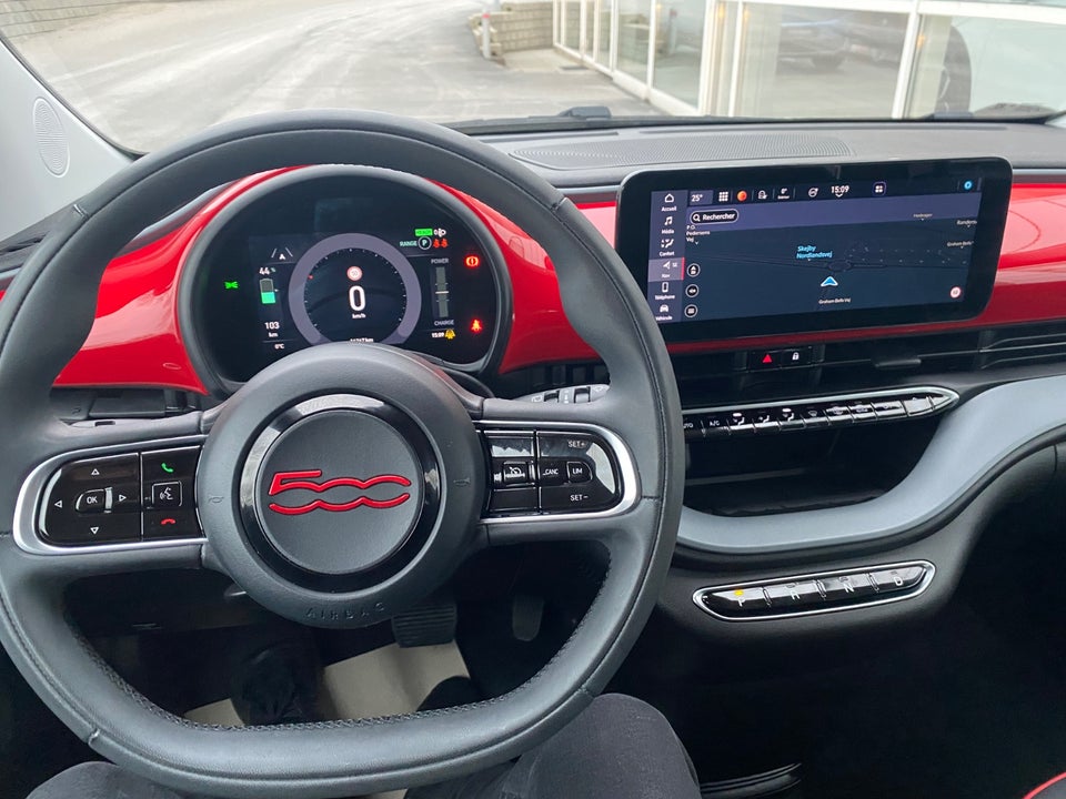 Fiat 500e 42 (RED) 3d