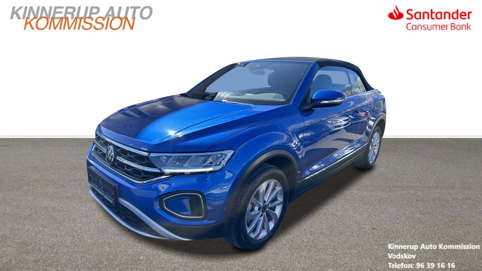VW T-Roc 1,0 TSi 110 Style Cabriolet 2d