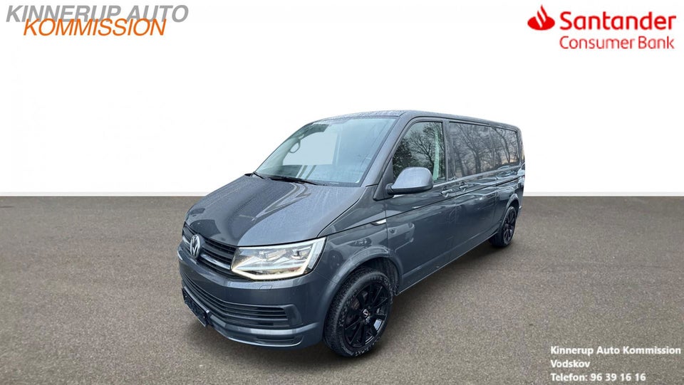 VW Transporter 2,0 TDi 140 Kassevogn DSG lang