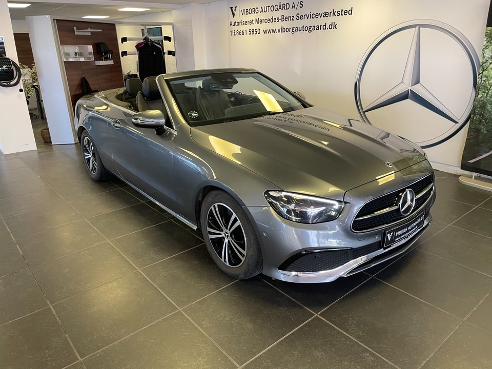 Mercedes E220 d 2,0 Cabriolet aut. 2d