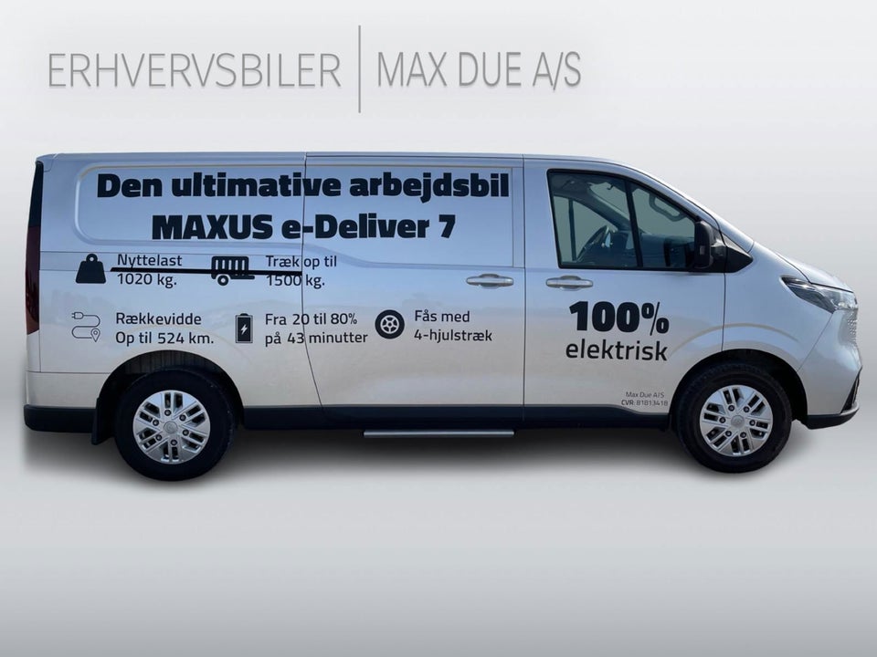 Maxus e-Deliver 7 88 L2H1 Kassevogn