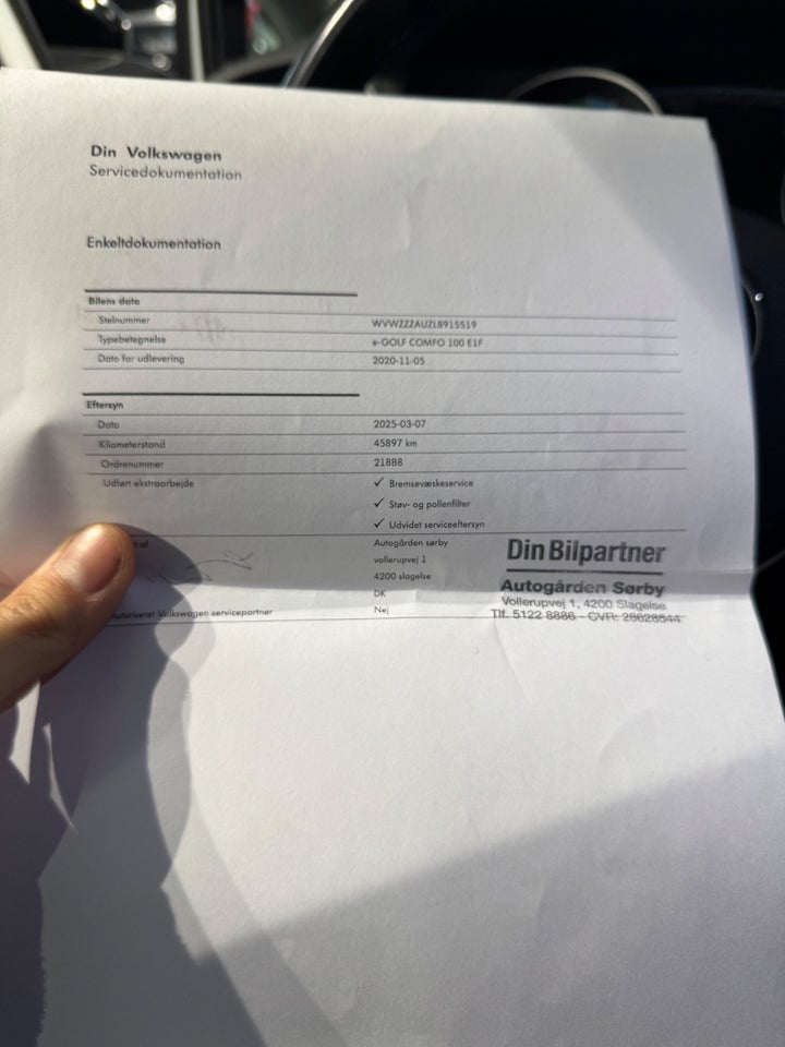 VW e-Golf VII Comfortline 5d