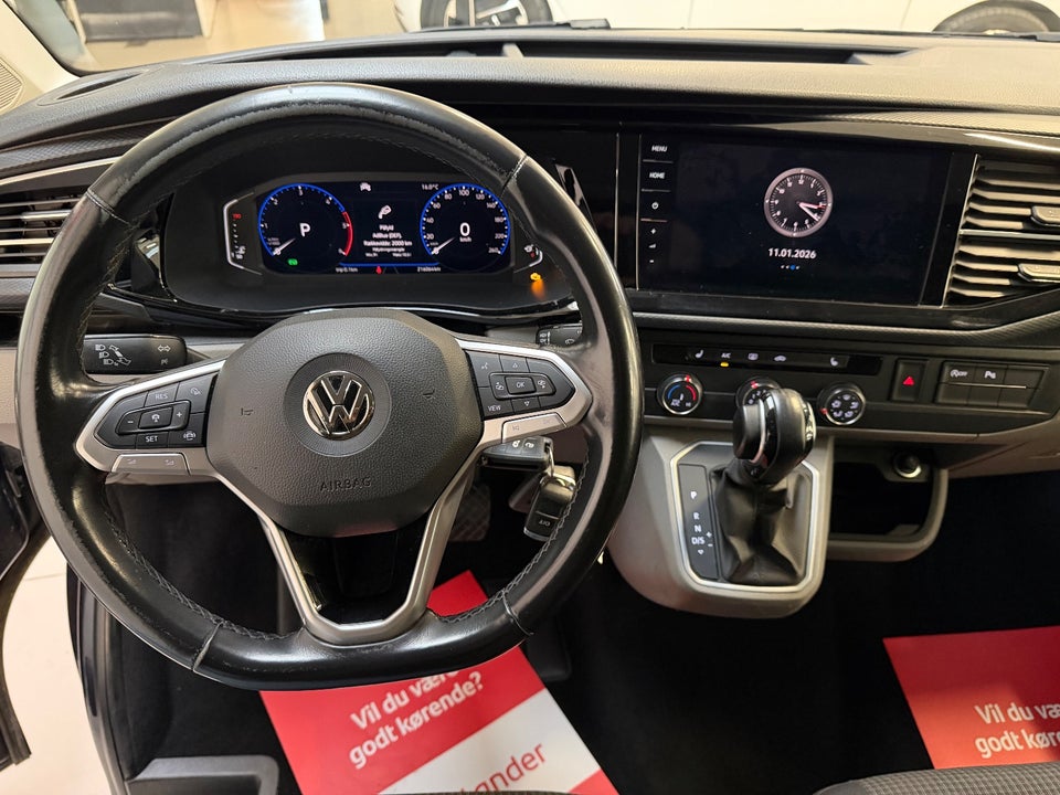 VW Transporter 2,0 TDi 199 Kassevogn DSG kort
