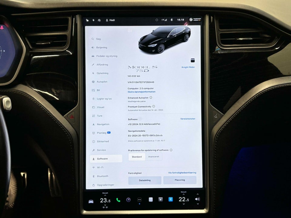 Tesla Model S 75D 7prs 5d