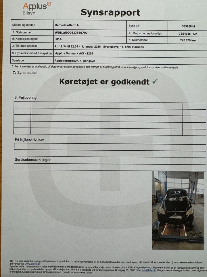 Mercedes A160 2,0 CDi 5d