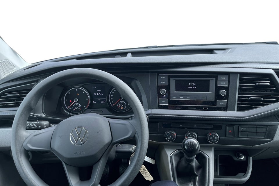 VW Transporter 2,0 TDi 90 Kassevogn kort