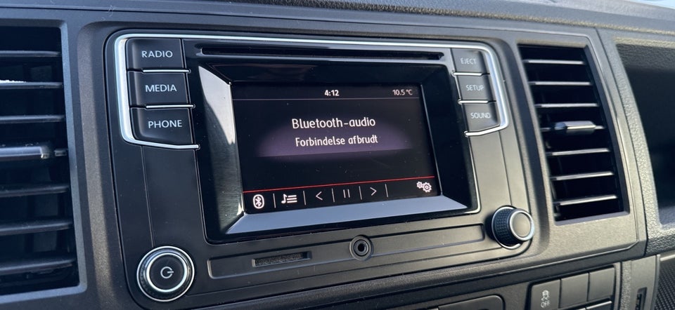 VW Transporter 2,0 TDi 114 Kassevogn kort BMT