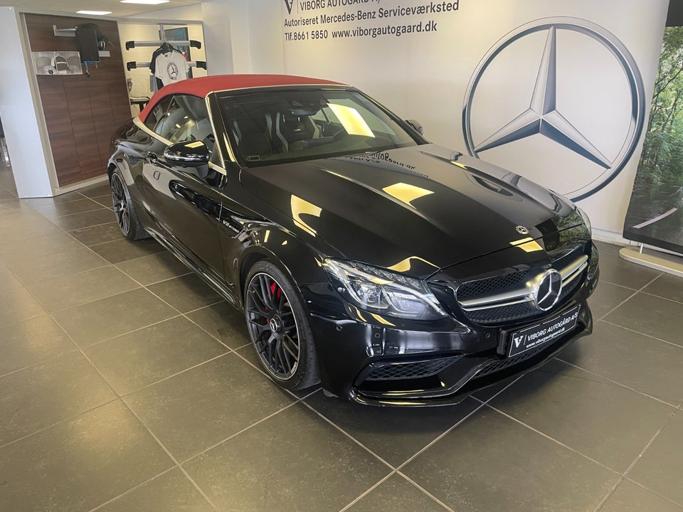 Mercedes C63 4,0 AMG S Cabriolet aut. 2d