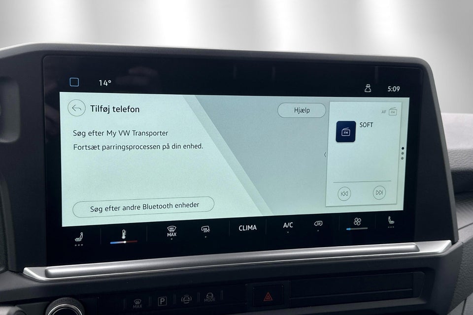 VW Transporter 2,0 TDi 150 Comfort Kassevogn aut. LWB
