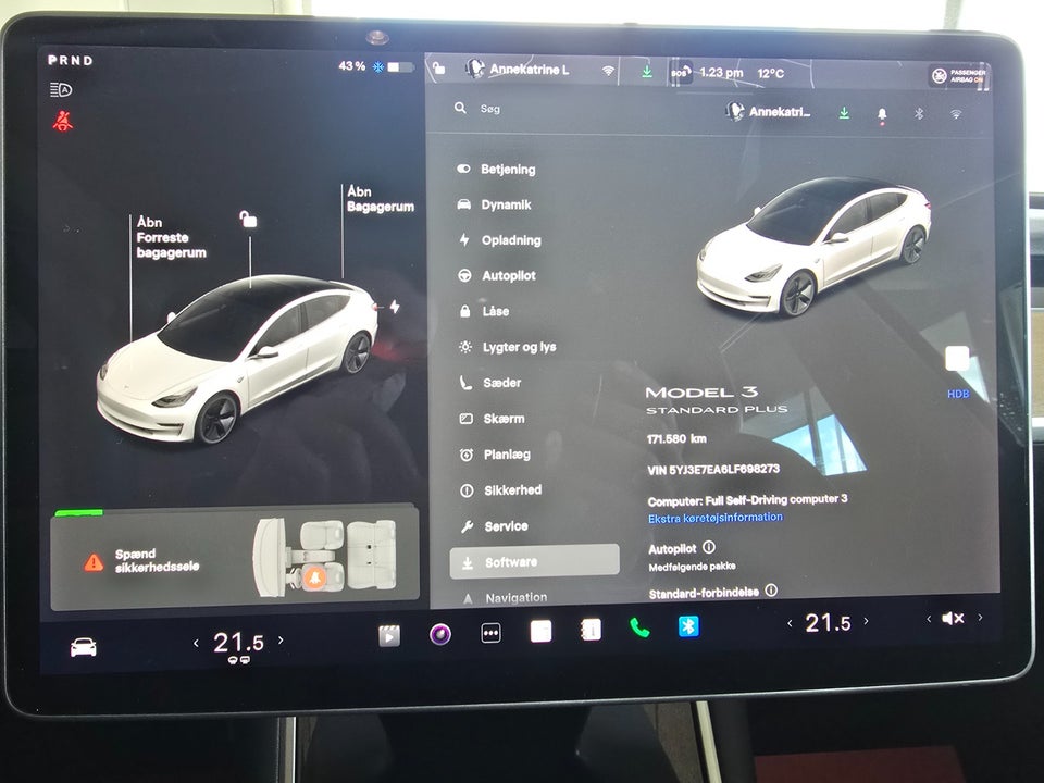 Tesla Model 3 Standard Range+ RWD 4d