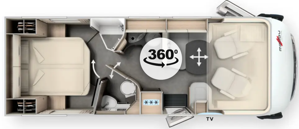 Fiat Carthago 2,2 Malibu I 500 QB aut. 2d