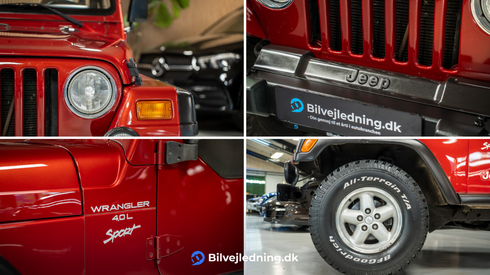 Jeep Wrangler 4,0 Sport 3d