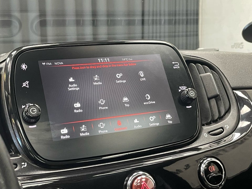 Fiat 500 1,2 Black 3d