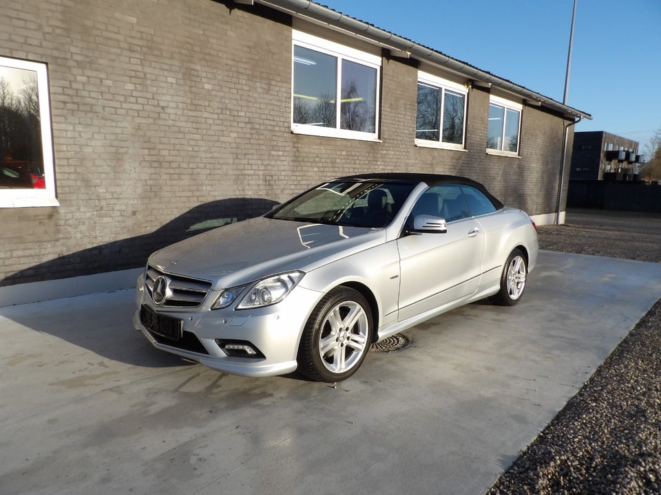 Mercedes E350 3,5 CGi AMG Line Cabriolet aut. BE 2d