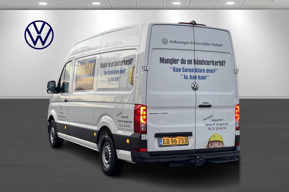 VW Crafter 35 2,0 TDi 177 Kassevogn L3H3 aut.