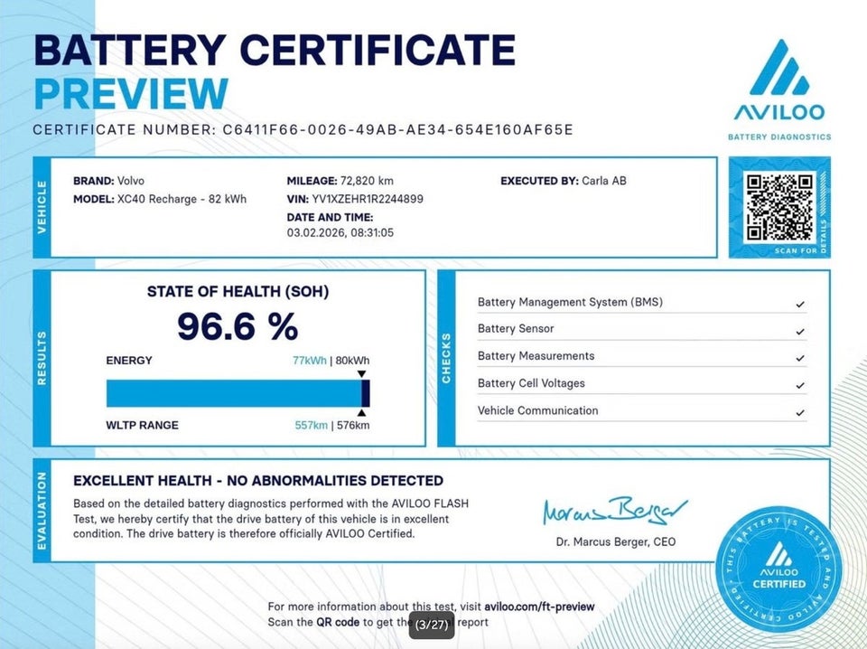 Volvo XC40 ReCharge Extended Range Plus 5d