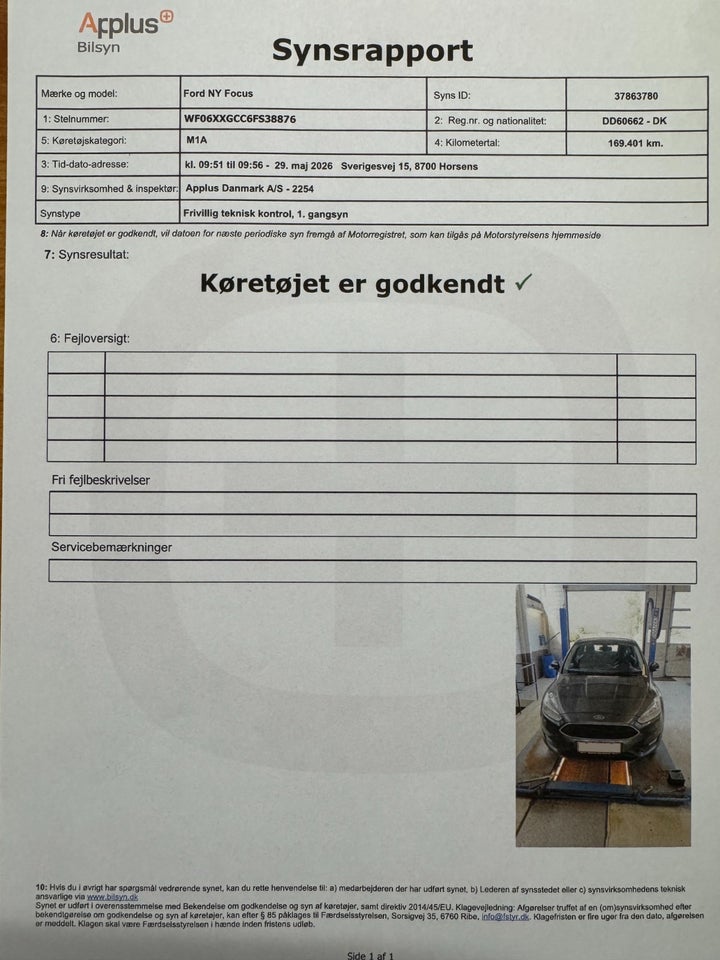 Ford Focus 1,0 SCTi 100 Titanium stc. 5d
