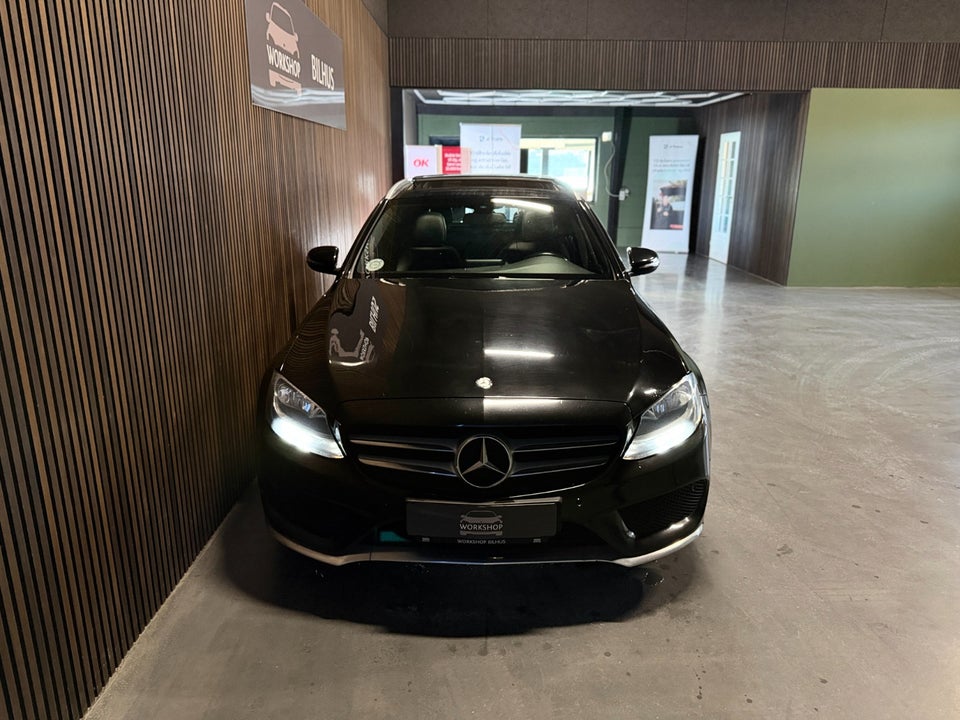 Mercedes C220 d 2,2 AMG Line stc. aut. 5d
