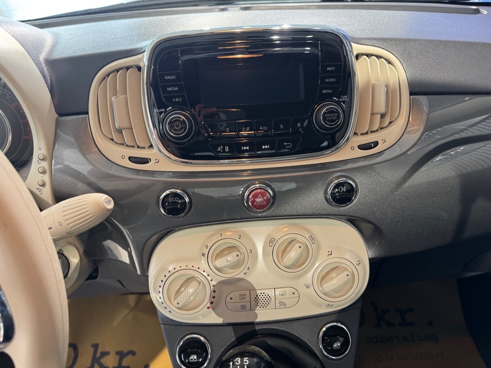 Fiat 500 0,9 TwinAir 60 Popstar 3d
