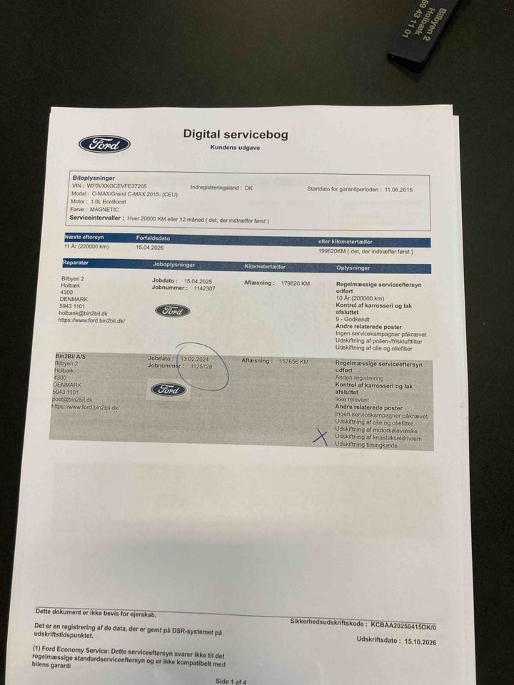 Ford C-MAX 1,0 SCTi 125 Titanium 5d
