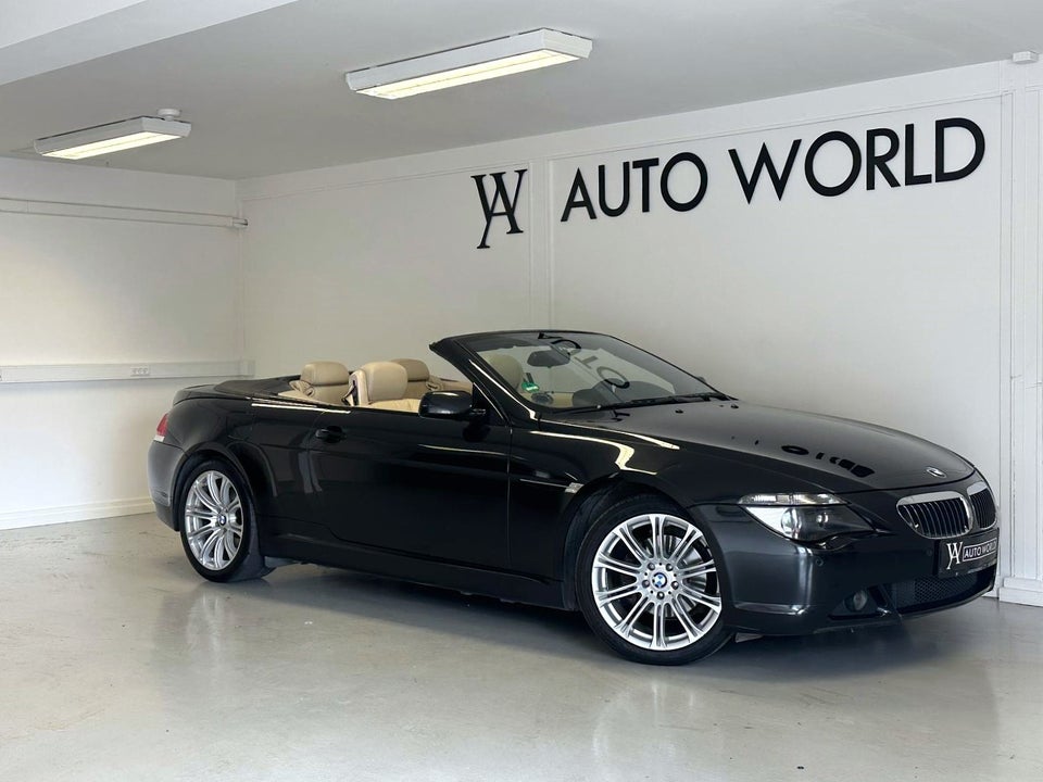 BMW 630i 3,0 Cabriolet Steptr. 2d