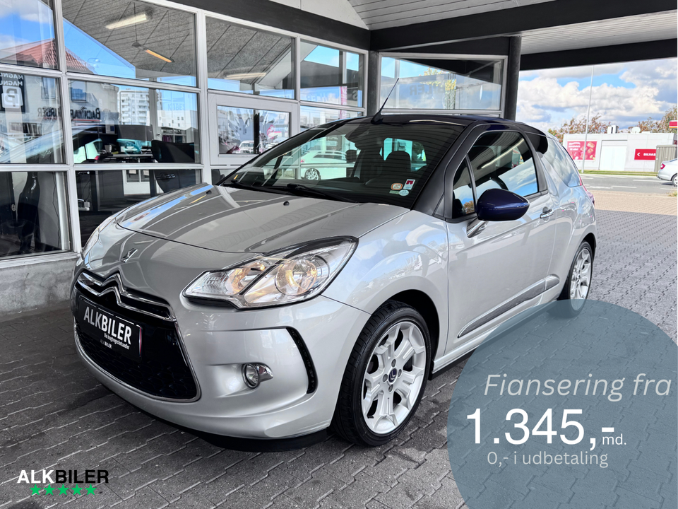 Citroën DS3 1,2 VTi 82 Design Cabrio 2d