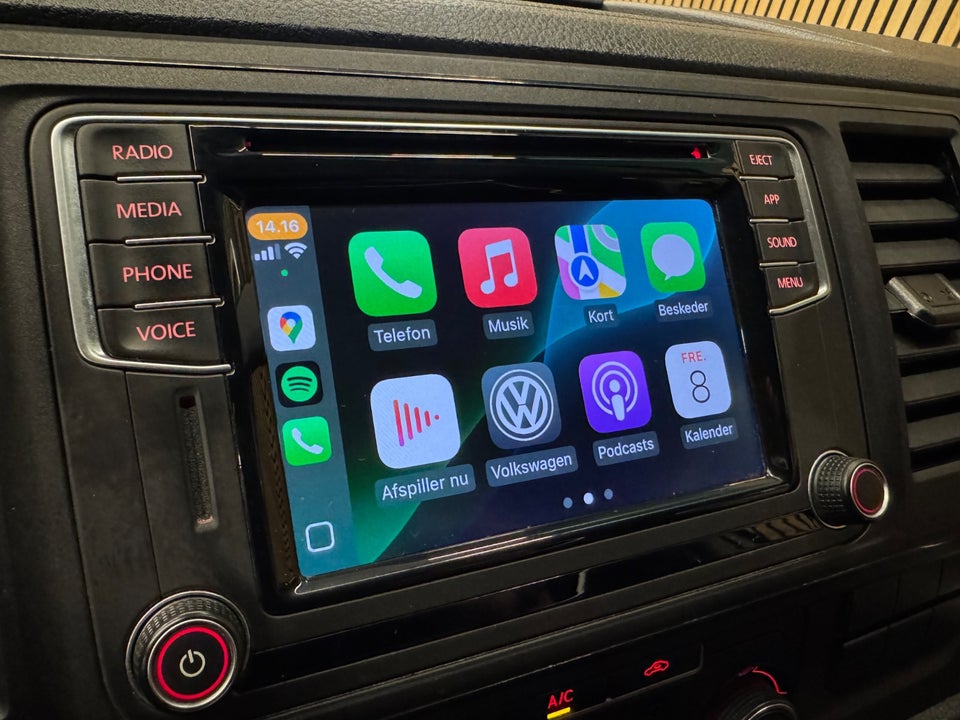 VW Transporter 2,0 TDi 150 Kassevogn DSG lang