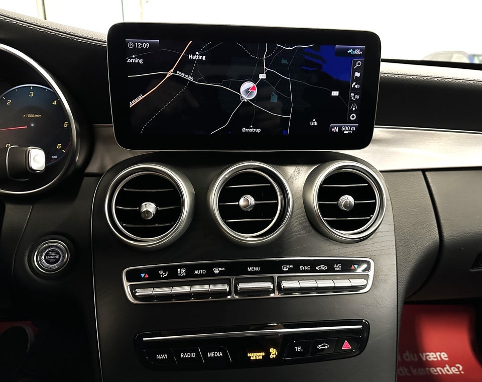 Mercedes C220 d 2,0 AMG Line Night Edition stc. aut. 5d