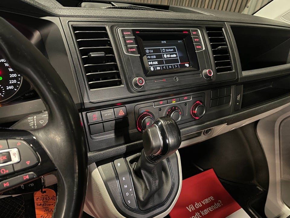 VW Transporter 2,0 TDi 150 Kassevogn DSG lang