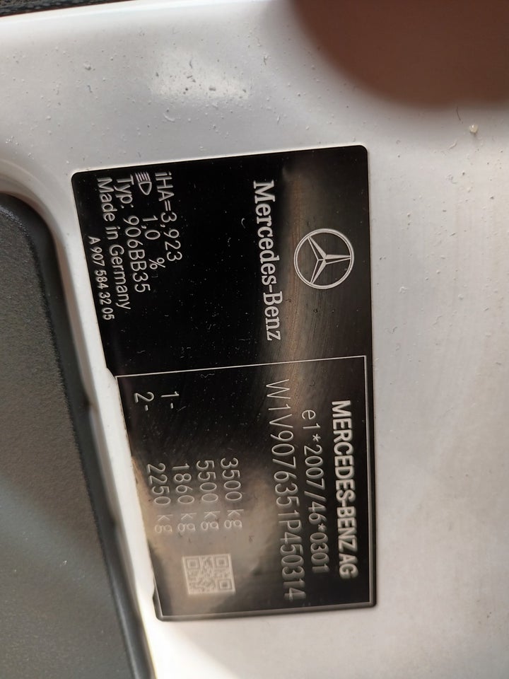 Mercedes Sprinter 317 2,0 CDi A3 Kassevogn aut. RWD