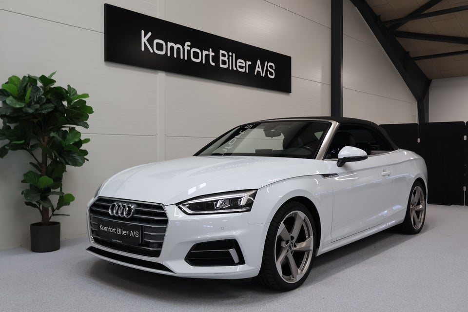 Audi A5 2,0 TFSi 190 Sport Cabriolet S-tr. 2d