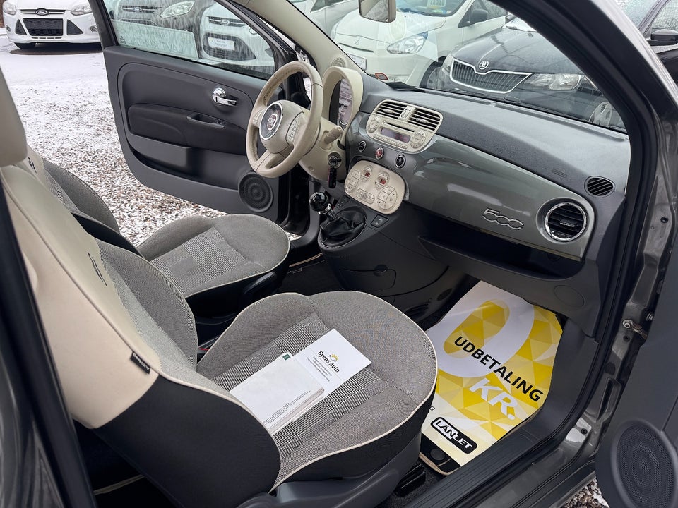 Fiat 500 0,9 TwinAir 80 Lounge 3d