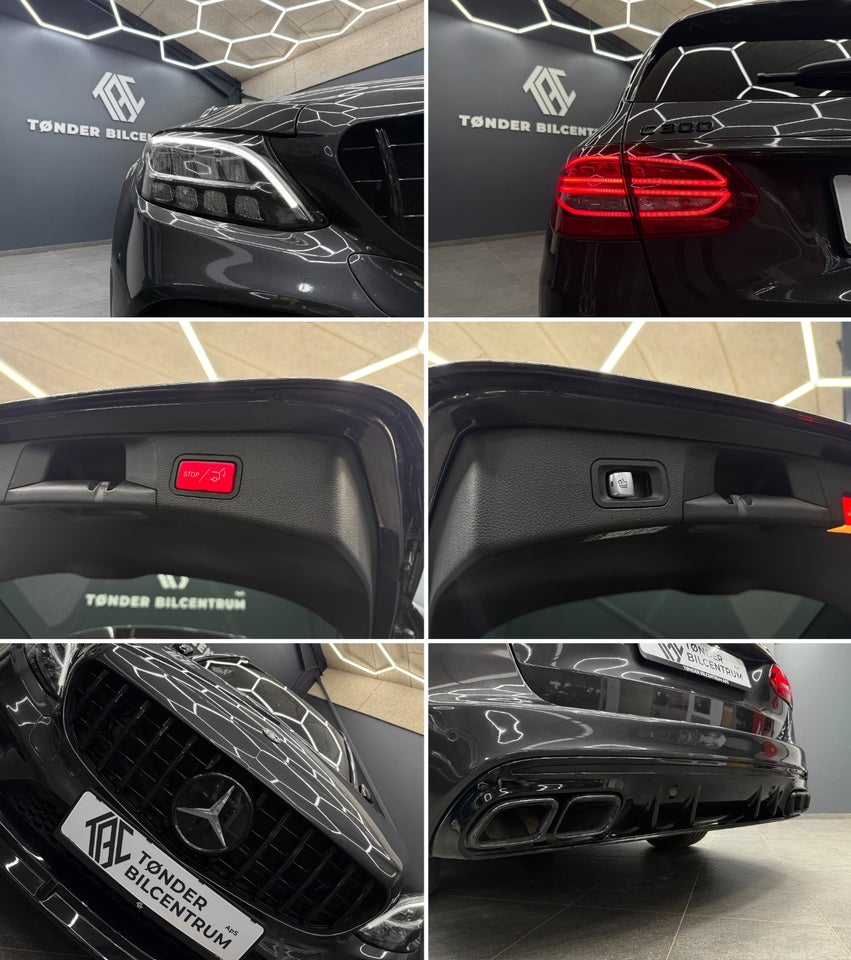 Mercedes C300 de 2,0 AMG Line Night Edition stc. aut. 5d