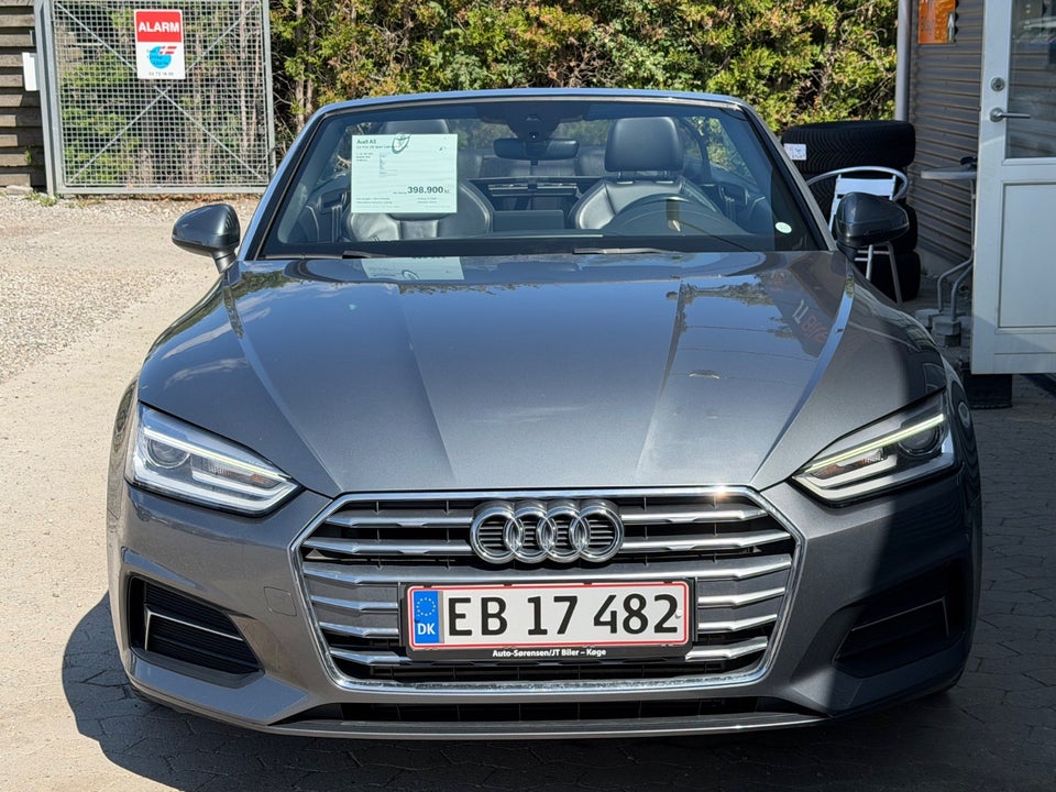 Audi A5 2,0 TFSi 190 Sport Cabriolet S-tr. 2d