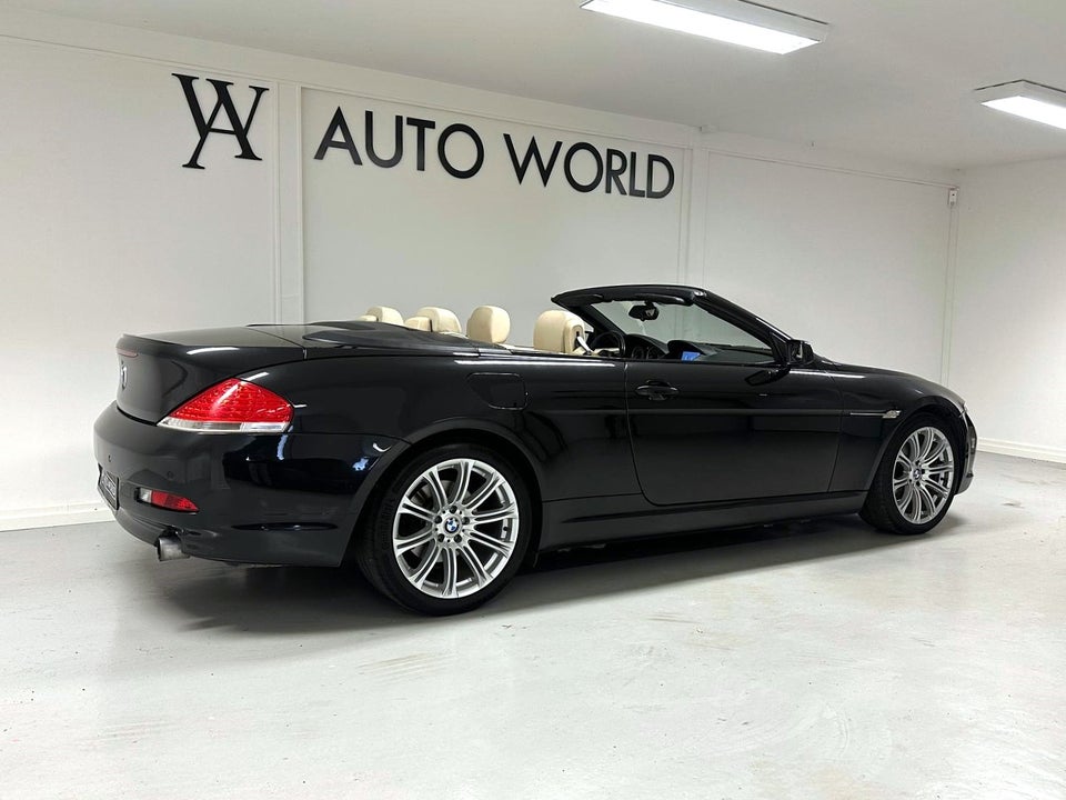 BMW 630i 3,0 Cabriolet Steptr. 2d